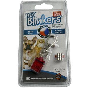 Pet Blinkers Set of 3 Small Safety Light For Small Breed Collars & Harnesses